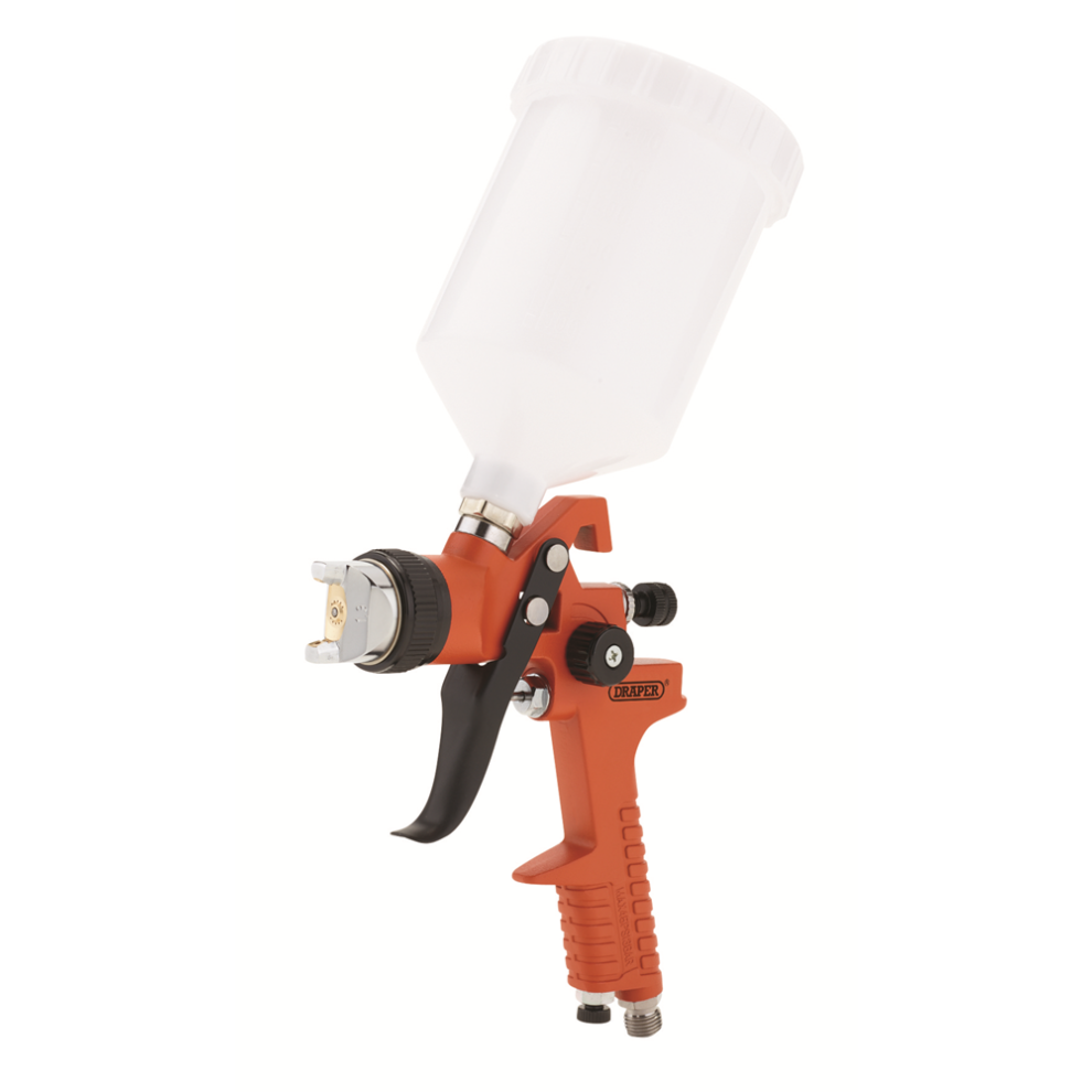 Draper Hvlp Airspray 600Ml1.3/1.4/2.0 28367 28367 Hvlp Air Paint Spray Gun, 600Ml, 1.3/1.4/2Mm