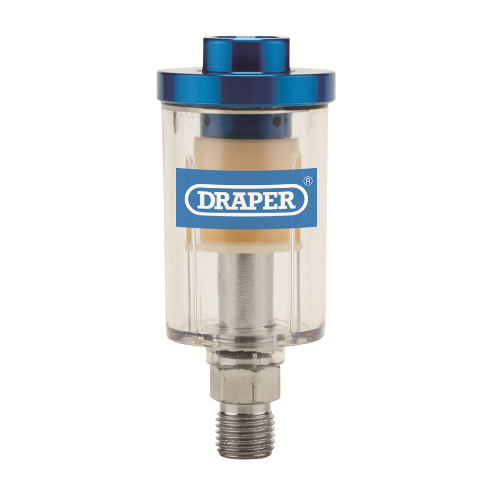 Draper INLINE WATER TRAP & FILTER 28369 28369 Inline Water Trap and Filter