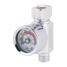 Draper ON-GUN AIR REGULATOR & GAUGE 28377 1/4" BSP On-Gun Air Regulator and Gauges