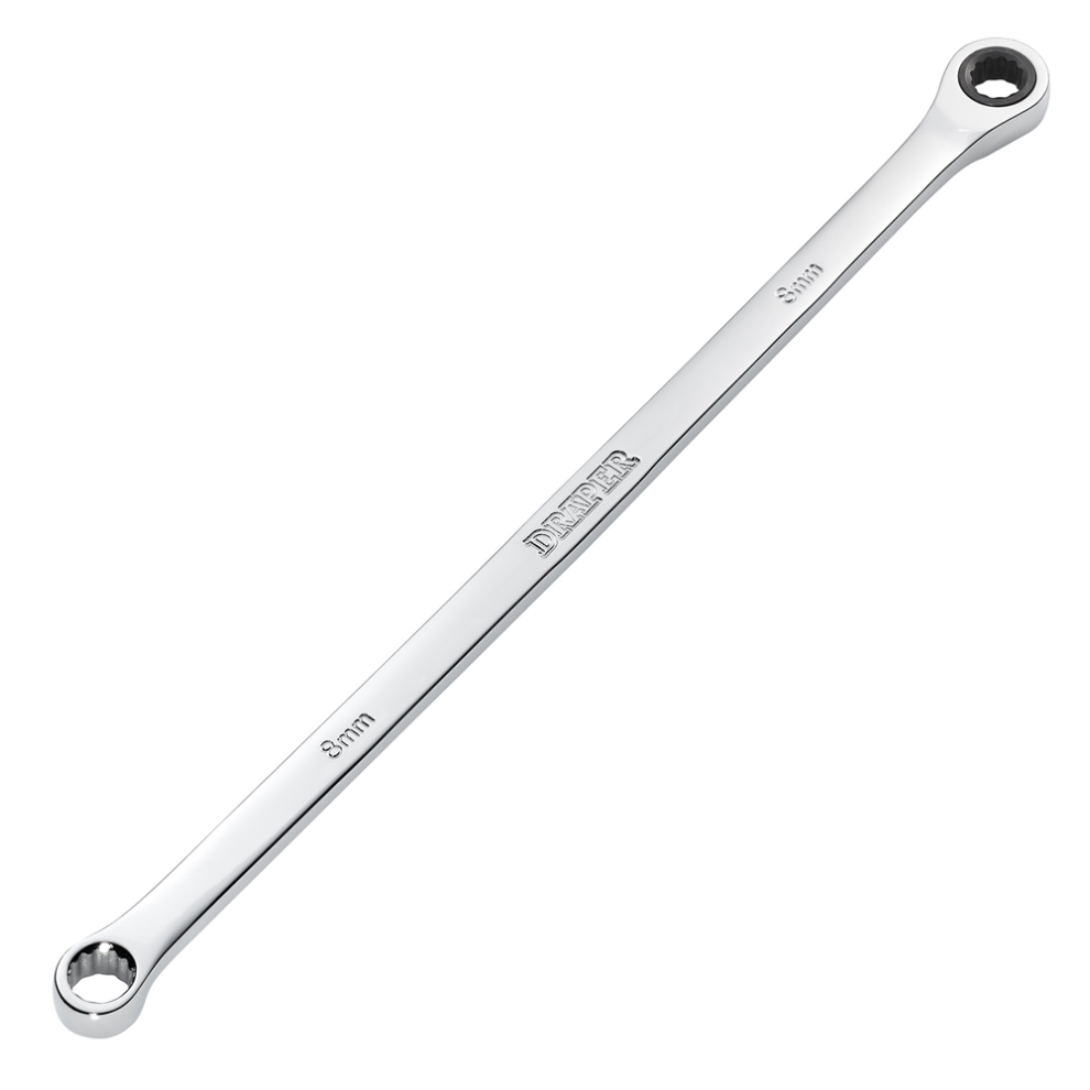 Draper 27765 HI-TORQ® Metric Extra-Long Double Ring Ratchet Spanne... - Image 8