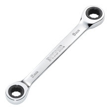 Draper 8X9 RATCHET RING SPANNER 27735 27735 HI-TORQÂ Metric Double Ratchet Ring Spanner