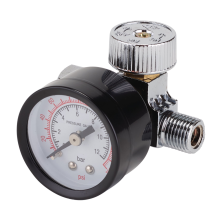 Draper ON-GUN AIR REGULATOR & GAUGE 28379 1/4" BSP On-Gun Air Regulator and Gauges