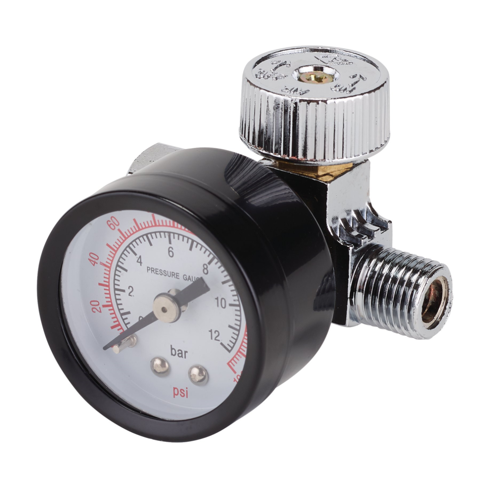 Draper On-Gun Air Regulator & Gauge 28379 1/4" Bsp On-Gun Air Regulator And Gauges