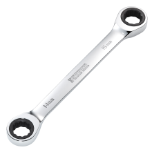 Draper 14X15 RATCHET RING SPANNER 27738 27738 HI-TORQÂ Metric Double Ratchet Ring Spanner