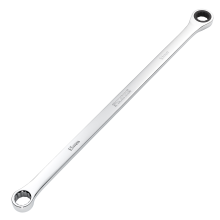Draper 15MM LONG RATCHET RING SPANNER 27771 27771 HI-TORQÂ Metric Extra-Long Double Ring Ratchet Spanner