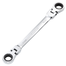 Draper 14X15 FLX RATCHET RING SPANNER 27747 27747 HI-TORQÂ Metric Flexible Head Double Ring Ratchet Spanner