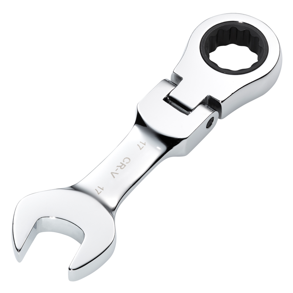 Draper Hi-Torq Stubby Flexible Head Ratchet Combination Spanner - Image 8