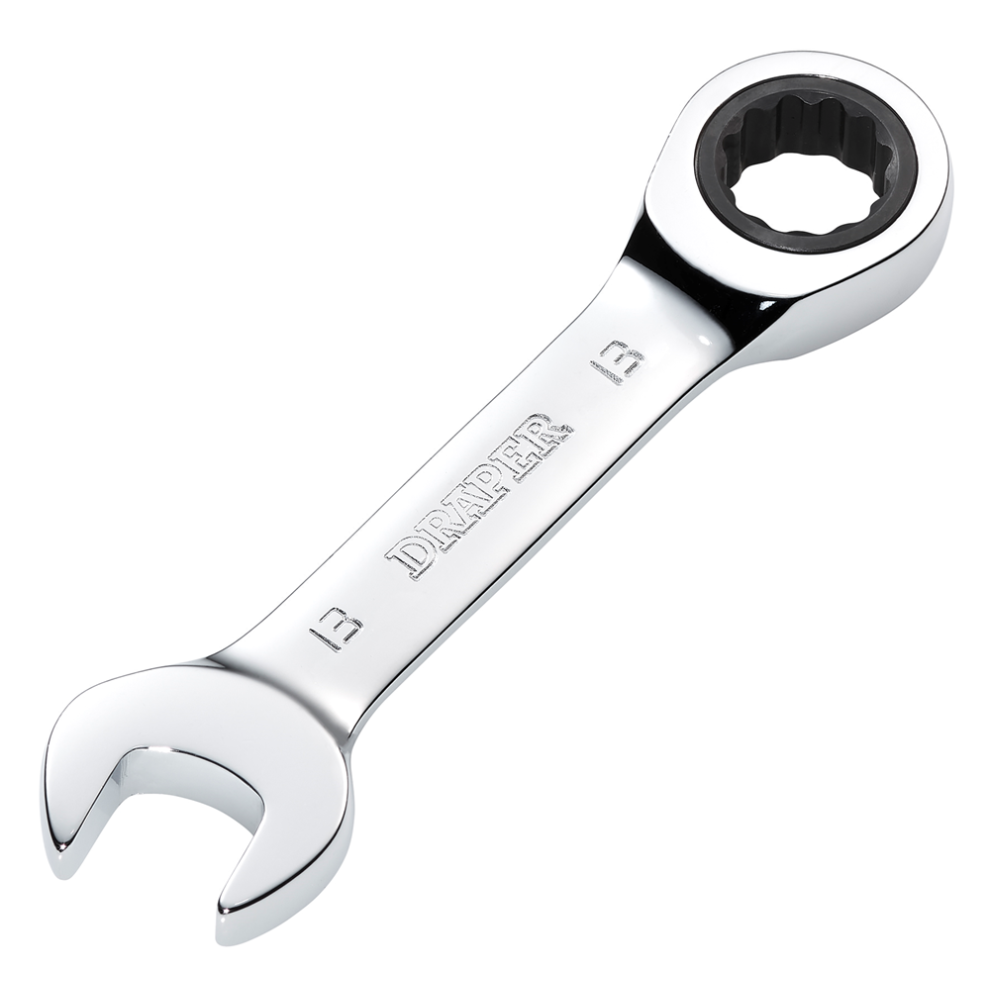 Draper 13Mm Stubby Ratcheting Spanner 27891 27891 Hi-Torqâ Metric Stubby Ratchet Combination Spanner