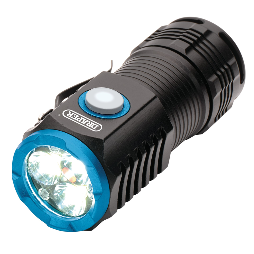 Draper 24258 LED Rechargeable Pocket Torch 3 x 8W 1800 Lumens USB-C Cable Suppli - Image 11