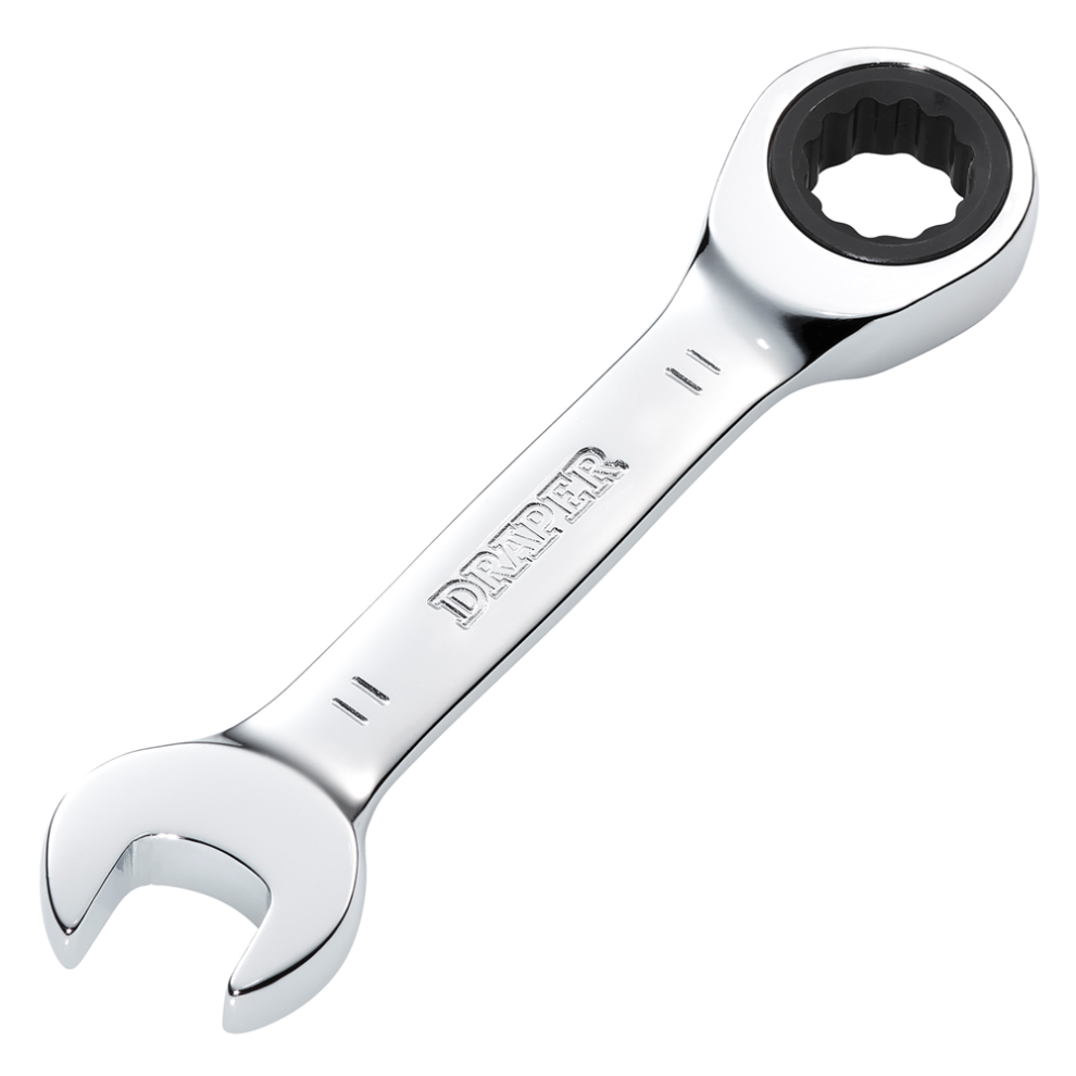 Draper 27866 HI-TORQ® Metric Stubby Ratchet Combination Spanner 11mm - Image 6