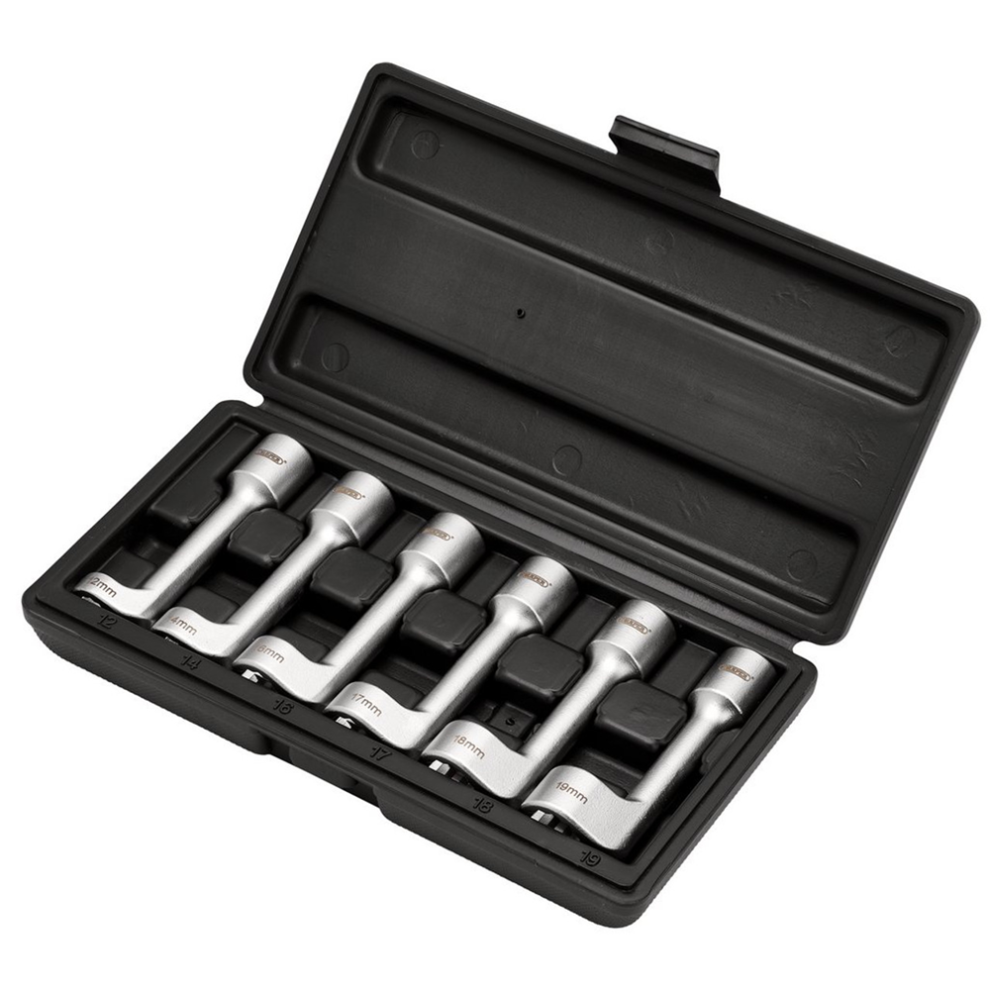 Draper Diesel Injector Socket Set 6Pc 13603 13603 Diesel Injector Line Socket Set, 1/2" Sq. Dr. (6 Piece) 5059482063565