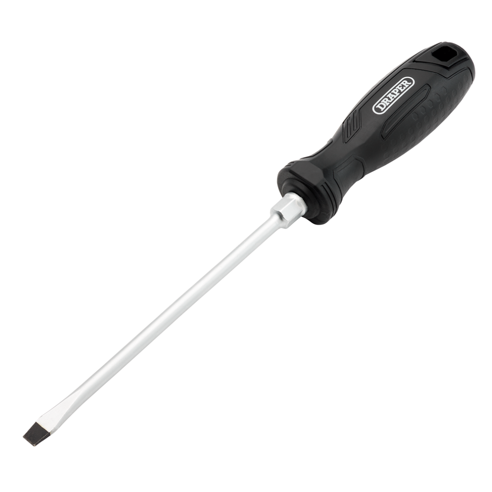 Draper SL6.5X150MM SLOTTED SCREWDRIVE Slotted Hard Grip Screwdrivers-image-OPC-PFDTP67-NEW