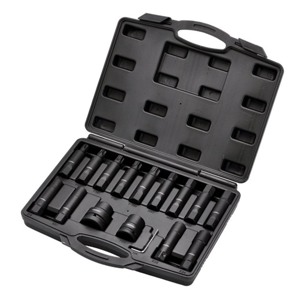 Draper Black 16 Piece 3/4" And 1" Drive Heavy Duty Automotive Socket Bit Set - Image 8