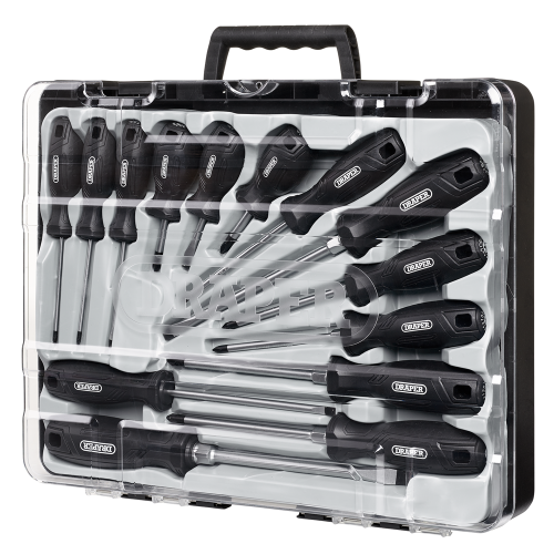 Draper Draper SET 5 - 14PC SET - REGULAR (L) Hard Grip Screwdriver Set (14 Piece)
