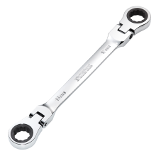 Draper 16X17 FLX RATCHET RING SPANNER 27756 27756 HI-TORQÂ Metric Flexible Head Double Ring Ratchet Spanner