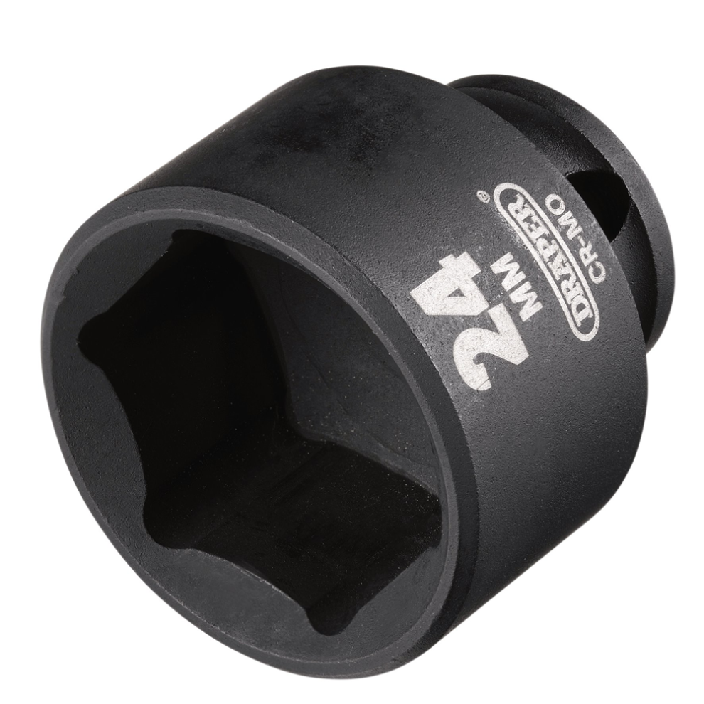 Draper 24MM IMPACT SOCKET 3/8DR Metric Impact Sockets