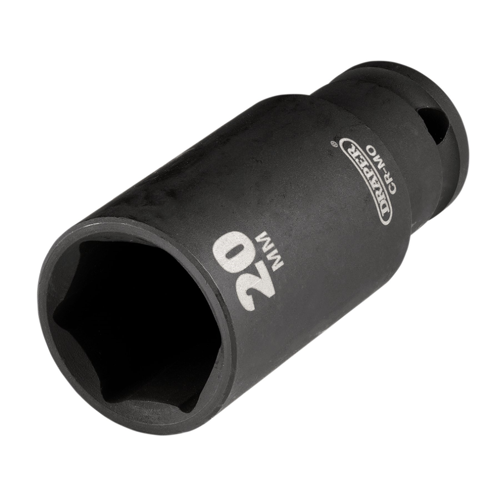Draper 20176 HI-TORQ® Metric Deep Impact Socket, 3/8 Sq. Dr., 20mm - Image 6