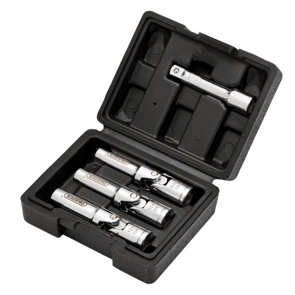 Draper 4 Piece 3/8" Drive Glow Plug Socket Set 3/8" - Image 7