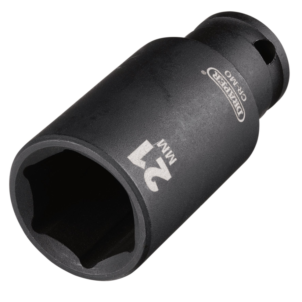 Draper 21MM IMPACT DEEP SOCKET 3/8DR Metric Deep Impact Sockets