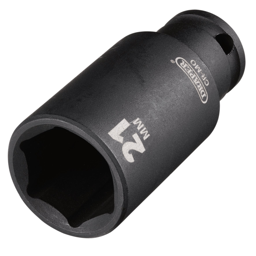 Draper 21Mm Impact Deep Socket 3/8Dr Metric Deep Impact Sockets