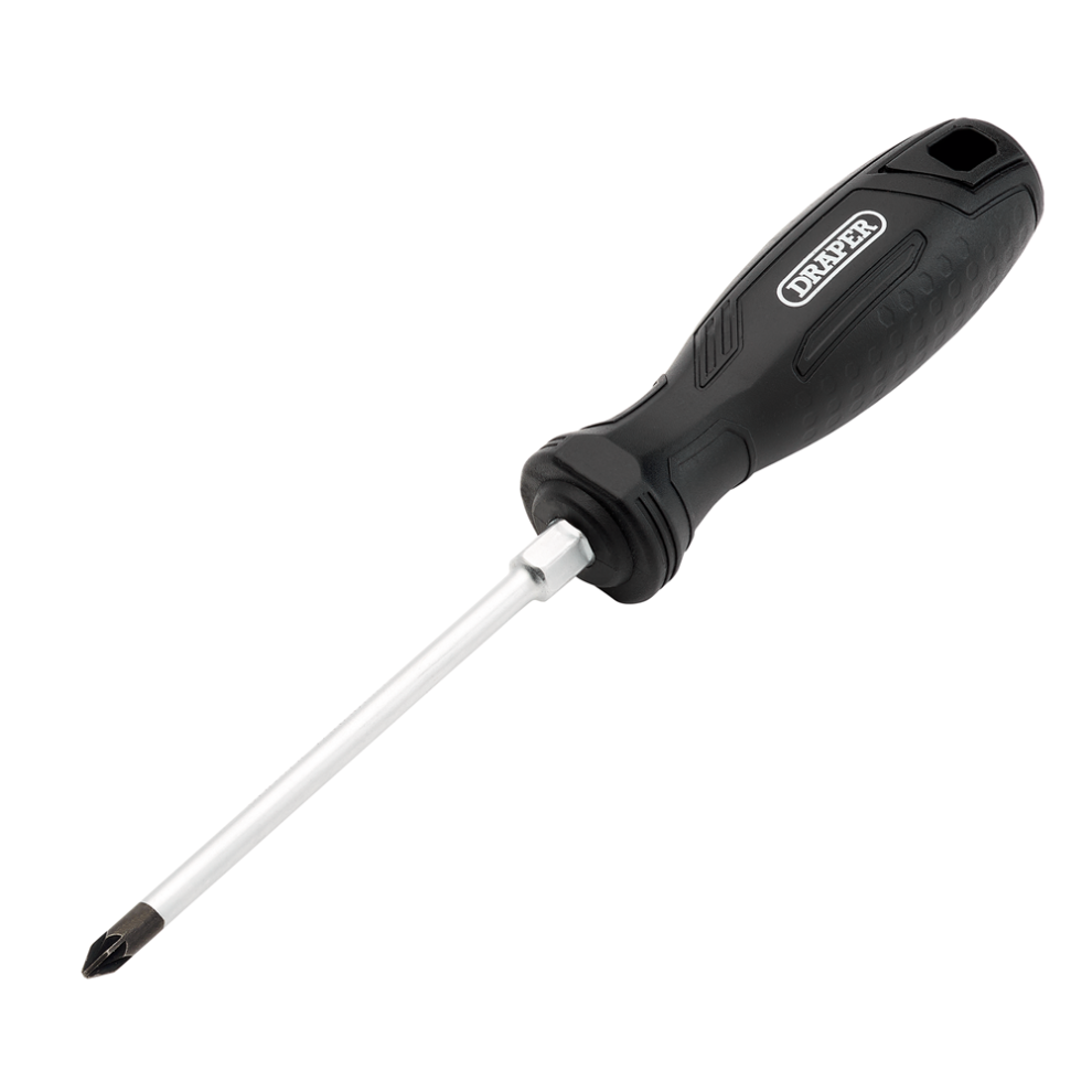Draper Pz1x100mm Pozi Screwdriver Pozi Hard Grip Screwdrivers