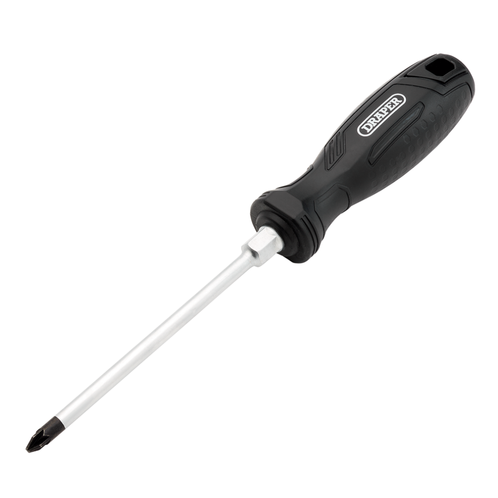 Draper Pz2x125mm Pozi Screwdriver Pozi Hard Grip Screwdrivers