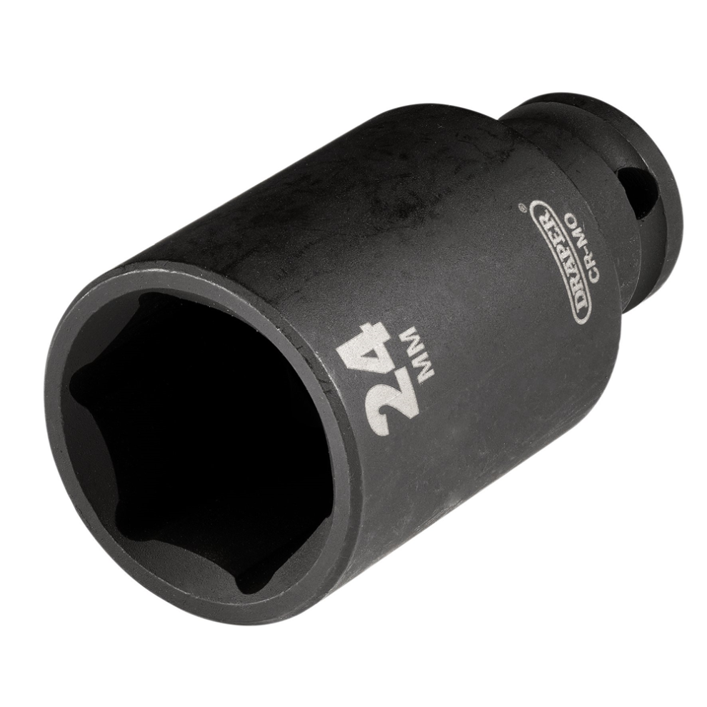 Draper 24MM IMPACT DEEP SOCKET 3/8DR Metric Deep Impact Sockets