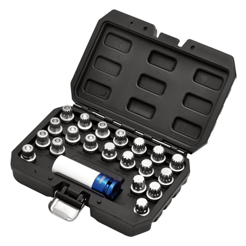 Draper Draper BMW LOCKINGWHEEL SOCKETSET21PC 13599 13599 BMW Locking Wheel Socket Set (12 Piece)