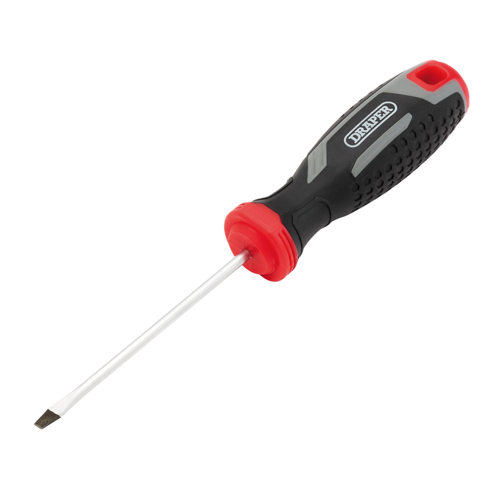 Draper SL3X75MM SLOTTED SCREWDRIVER Slotted Soft Grip Screwdrivers