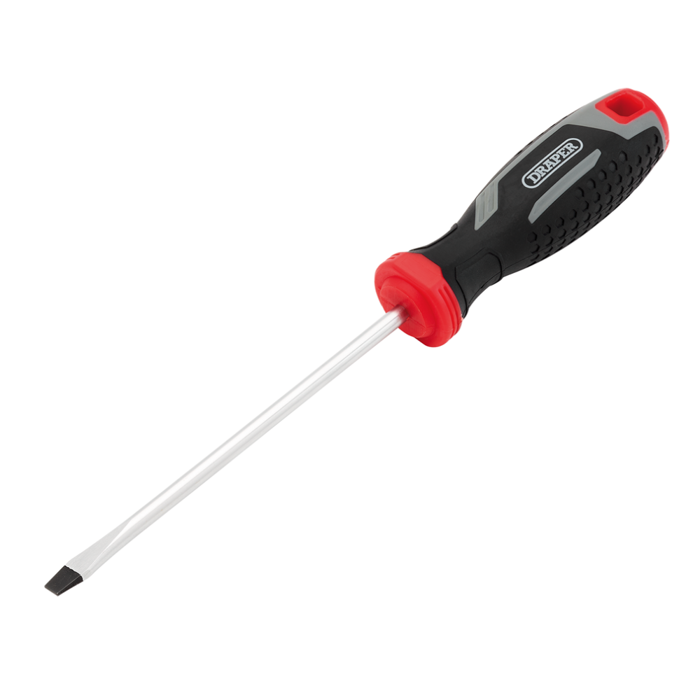 Draper Sl5.5x125mm Slotted Screwdrive Slotted Soft Grip Screwdrivers