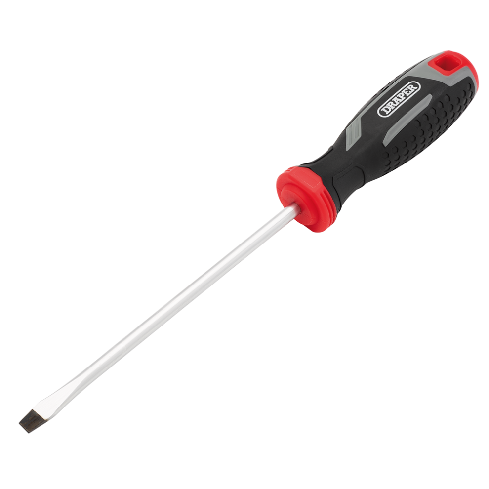 Draper Sl6x150mm Slotted Screwdriver Slotted Soft Grip Screwdrivers 5059482062704