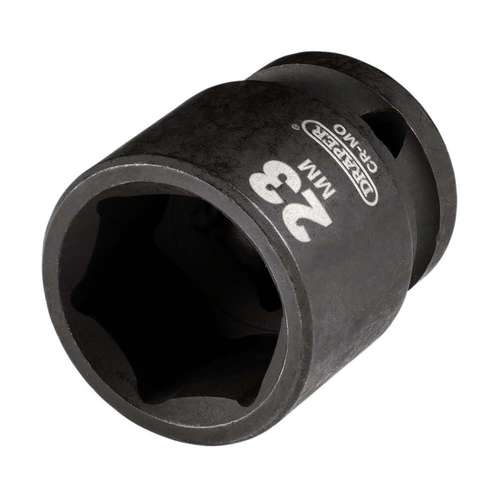 Draper 23Mm Impact Socket 1/2Dr Metric Impact Sockets, 1/2" Sq. Dr. 5059482067679