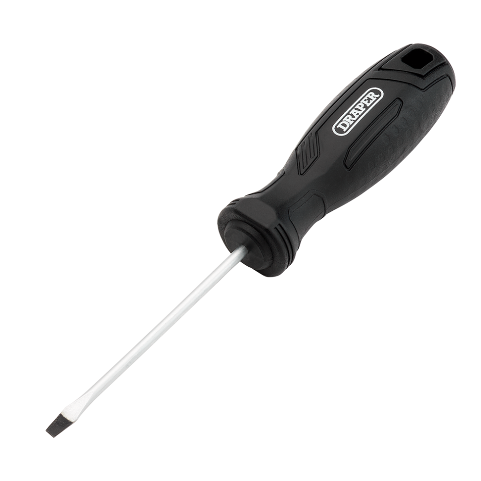 Draper Sl3x75mm Slotted Screwdriver Slotted Hard Grip Screwdrivers