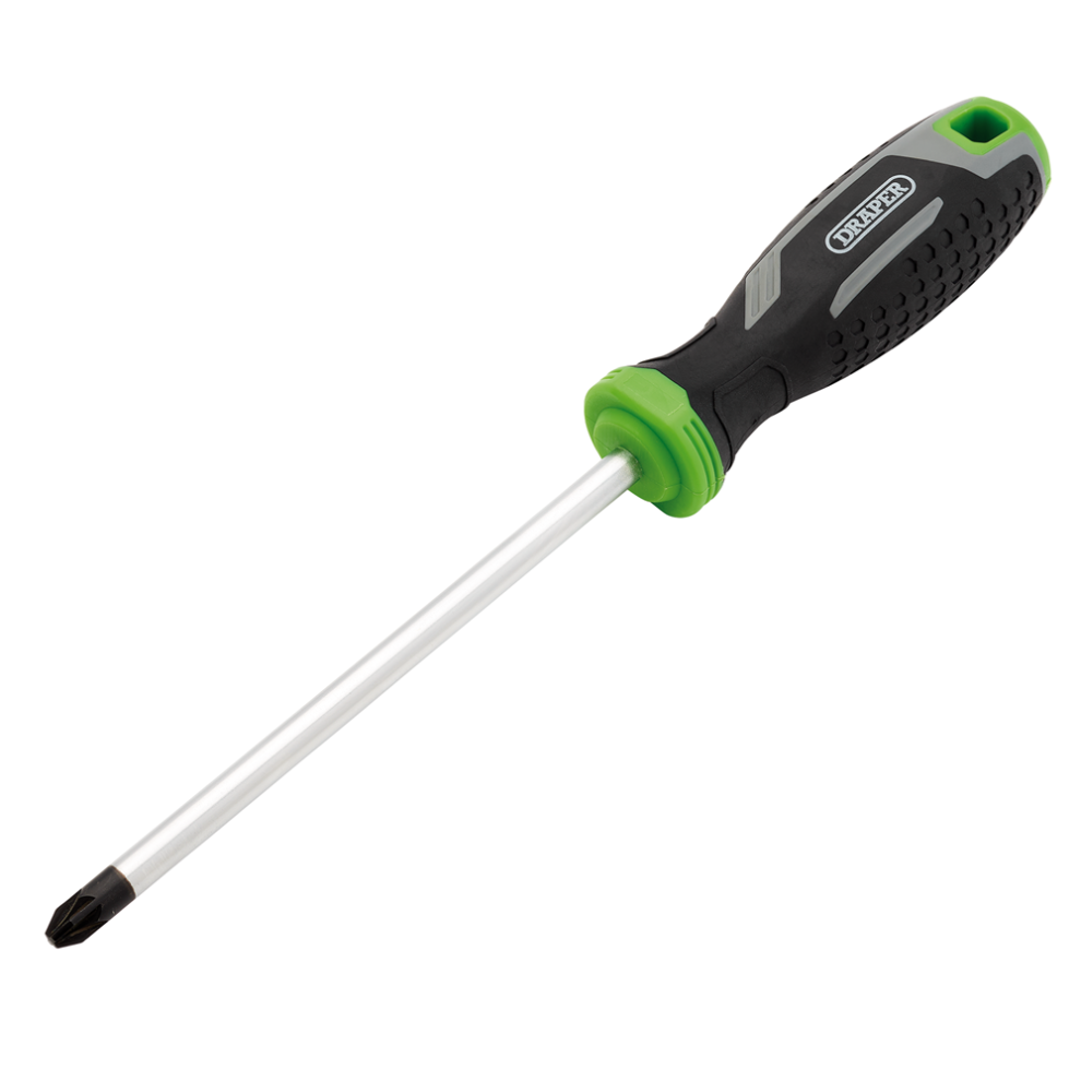 Draper Pz3x150mm Pozi Screwdriver Pozi Soft Grip Screwdrivers