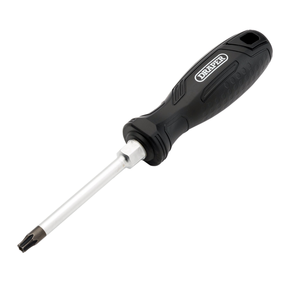 Draper T40hx100mm Tamper-Resistant Tx Tamperproof Hard Grip Screwdrivers