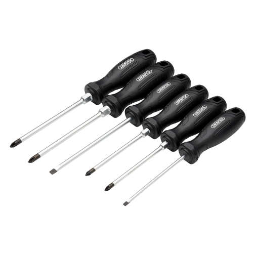 Draper Draper SET 2 - 6PC SET - REGULAR (S) Hard Grip Screwdriver Set (6 Piece)