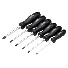 Draper SET 3 - 6PC SET - TX-STAR Hard Grip Screwdriver Set (6 Piece)