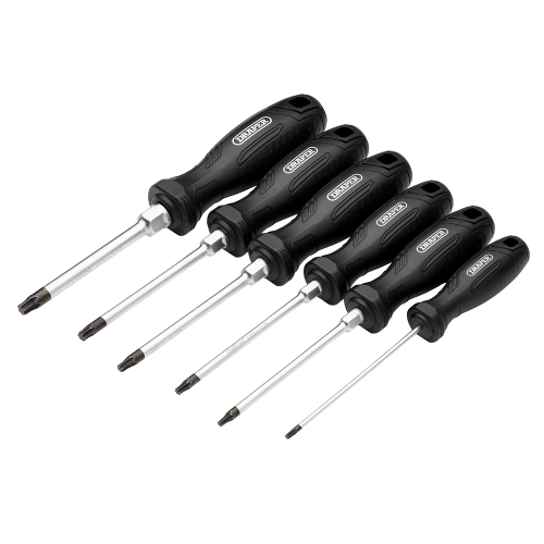 Draper Draper SET 3 - 6PC SET - TX-STAR Hard Grip Screwdriver Set (6 Piece)