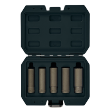 Draper 5PC WHEEL NUT DOUBLE SOCKETS Wheel Nut Double Socket Set, 3/8" Sq. Dr. (5 Piece)