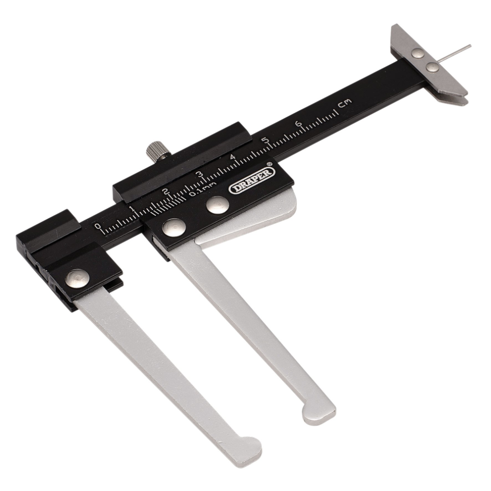 Draper BRAKE DISC CALIPER 0-60MM Brake Disc Caliper with Tread Depth Gauge, 0-60mm-image-OPC-PFDTPJR-NEW