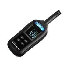 Draper DIGITAL HYGROMETER 12444 12444 Handheld Digital Hygrometer - Humidity and Temperature Meter, 0-100% RH and -20 to +70ÂC