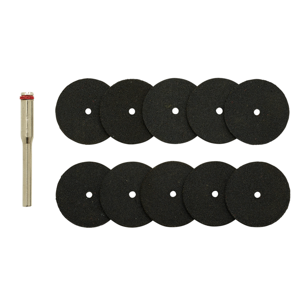 Draper 10Pc Cutting Wheels & Holder 08957 Cutting Wheels And Holder For D20 Engraver/Grinder (10 Piece)