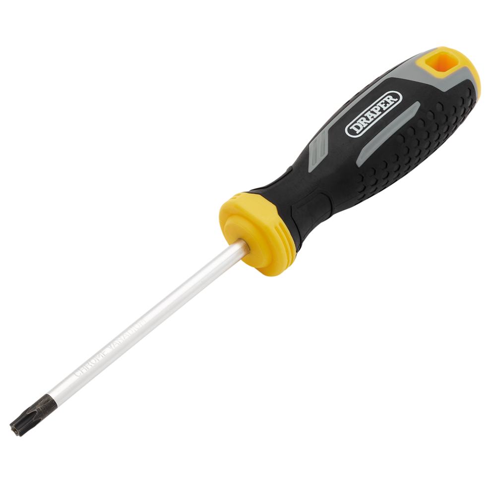 Draper T30HX100MM TAMPER-RESISTANT TX Tamperproof Soft Grip Screwdrivers-image-OPC-PFDTPMF-NEW