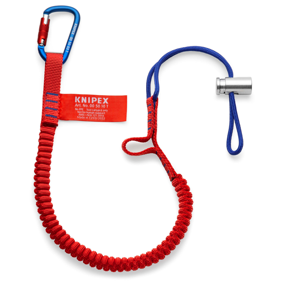 Knipex Draper Tether With Carabiner 13163 13163 00 50 12 T Bk Lanyard With Fixated Carabiner