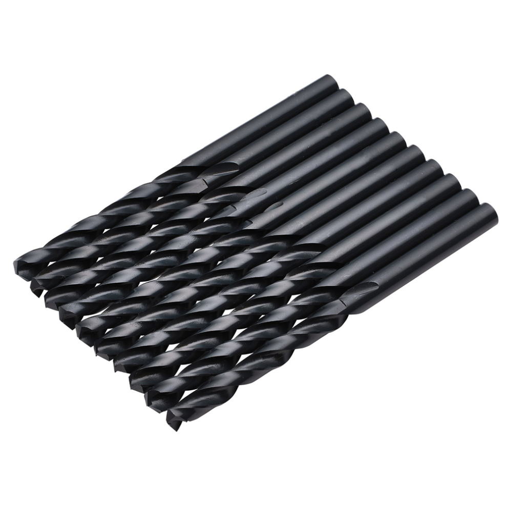 Draper Hss Drill Bit 6.0Mm 10Pk 08829 Hss Drill Bits Black