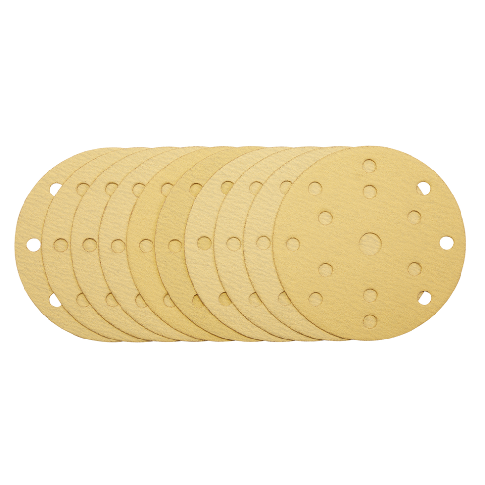 Draper Gold Hook And Loop Sanding Discs 150Mm - Image 6