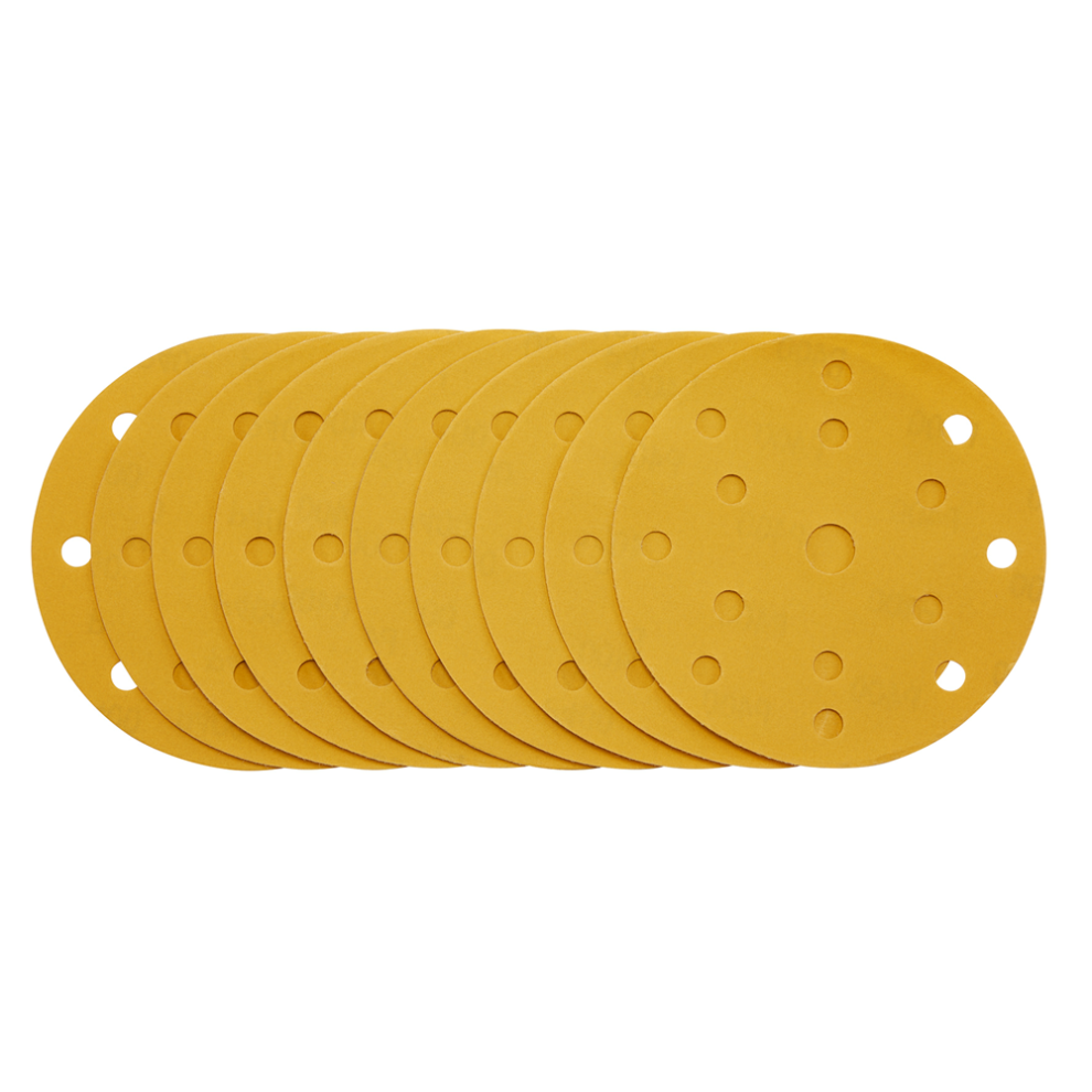 Draper Gold Hook And Loop Sanding Discs 150Mm - Image 7