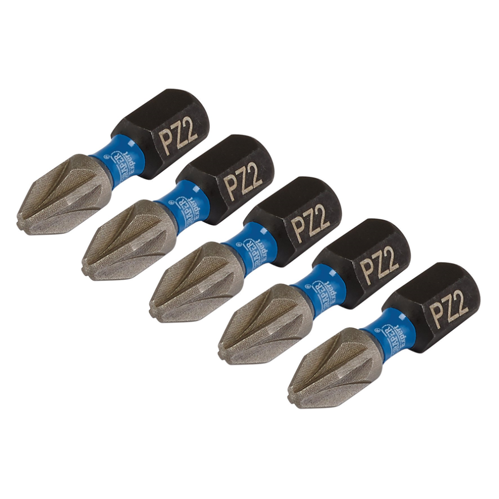 Draper Expert 04951 PZ-Type Impact S/Driver Bits No2x25mm 1/4" Hex 5Pc - Image 9