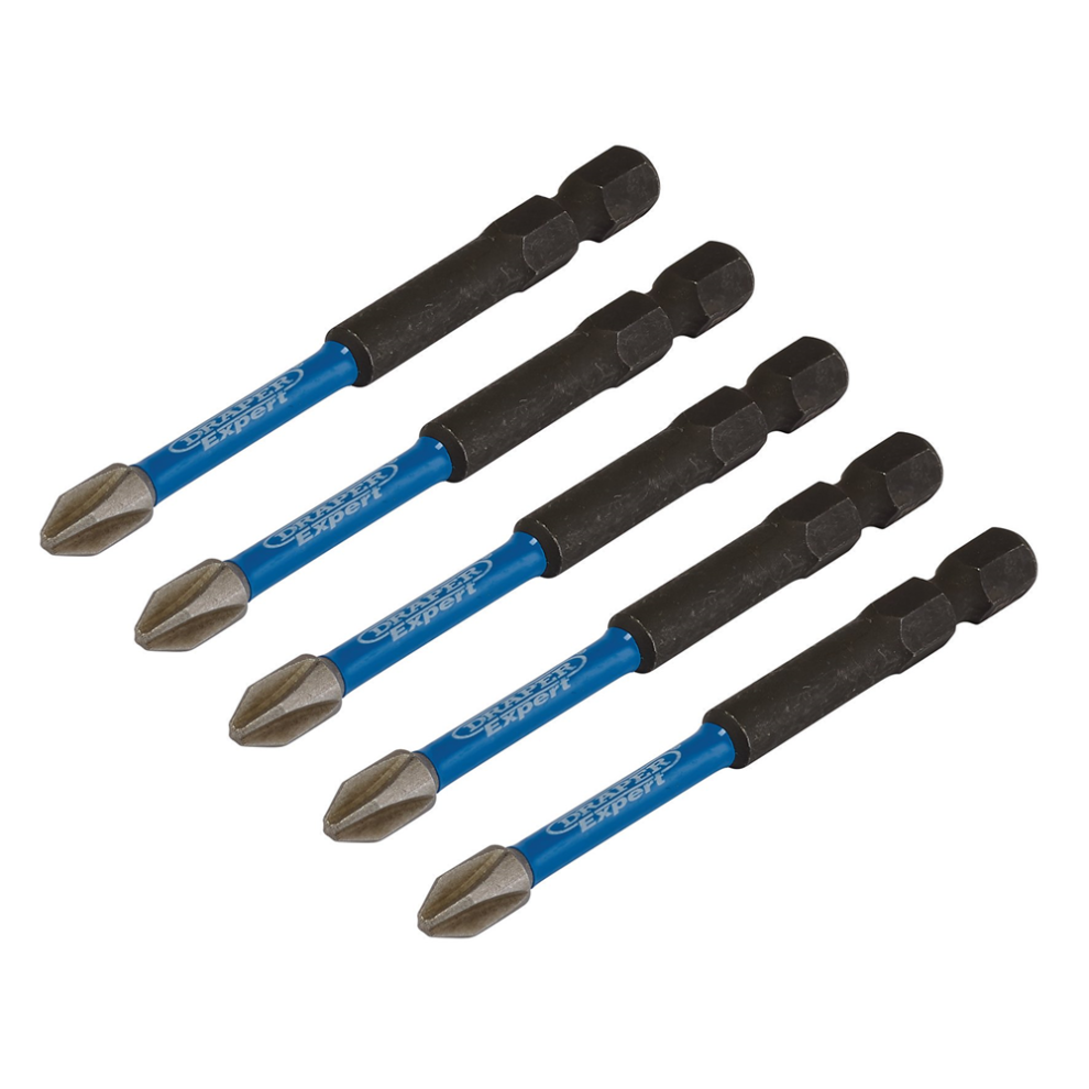Draper 05676 Expert Expert Cross Slot/PH Type Impact Screwdriver Bits, No.2 x 75 - Image 6