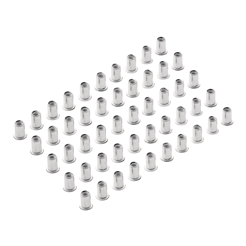 Draper Draper THREADED INSERT RIVNUT M6X50 04053 Zinc Plated Threaded Insert Rivet Nuts